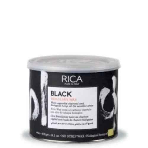 RICA Melnais Brazīlijas cietais vasks, 400ml